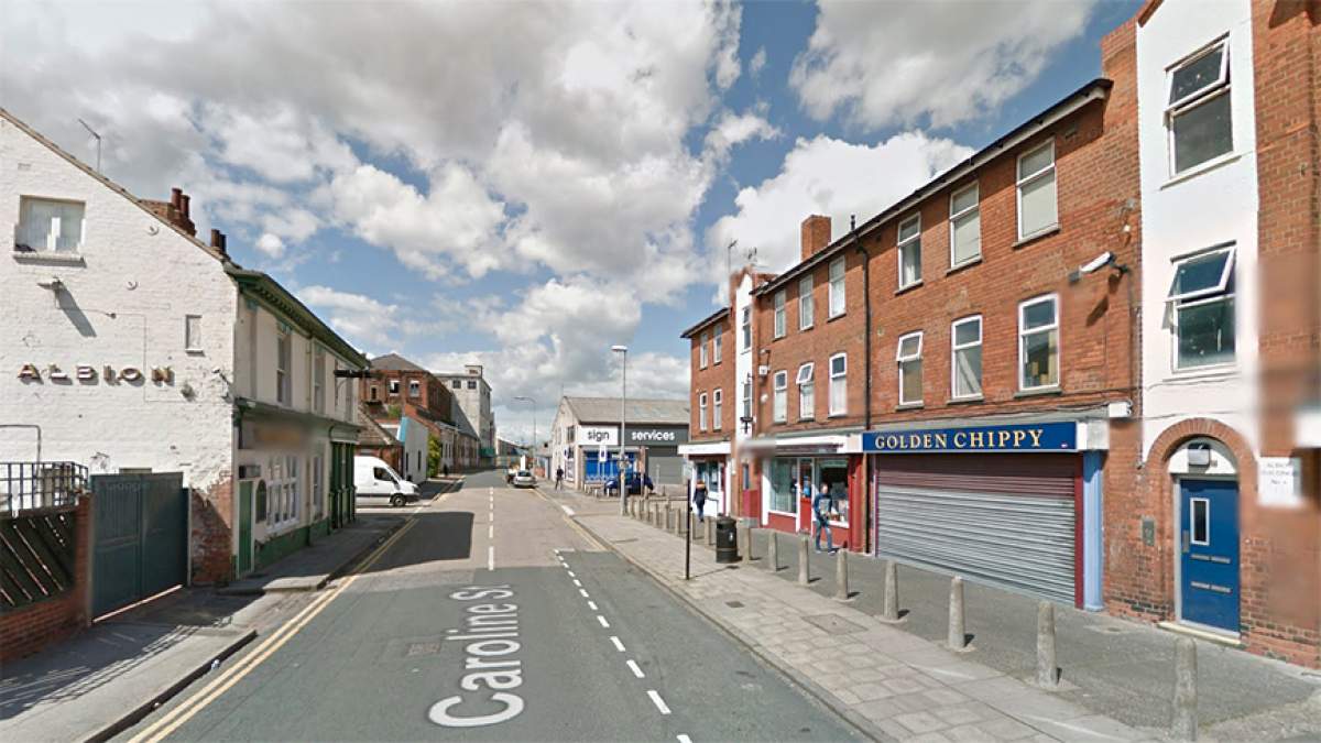 Turning off the A165 Freetown Way on to Caroline Street, turn left on to Reform Street.