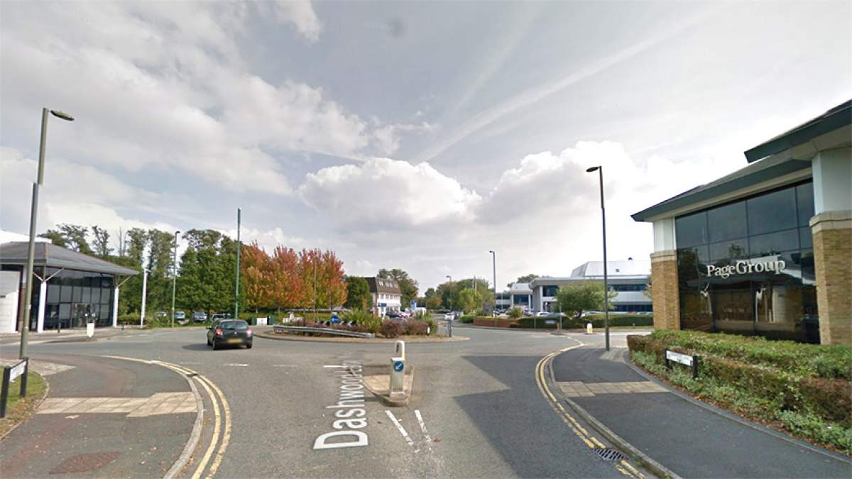 Turn off the A317 and head down Link Rd, straight over the roundabout