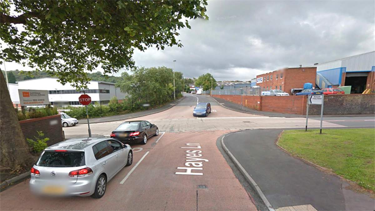 Follow Hayes Lane Southbound and when the road ends and joins on The Hayes turn left and the store is located on the left.