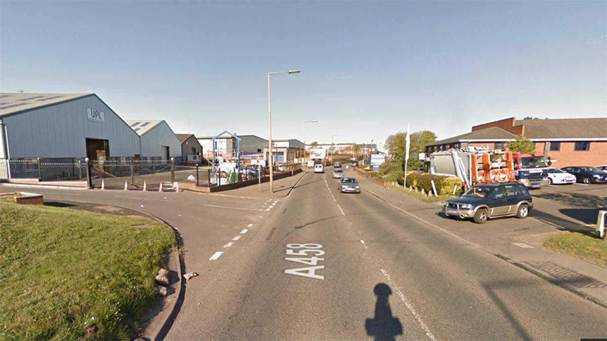 Follow Park Road Westbound until it meets The Hayes and the store is along that road on the right.