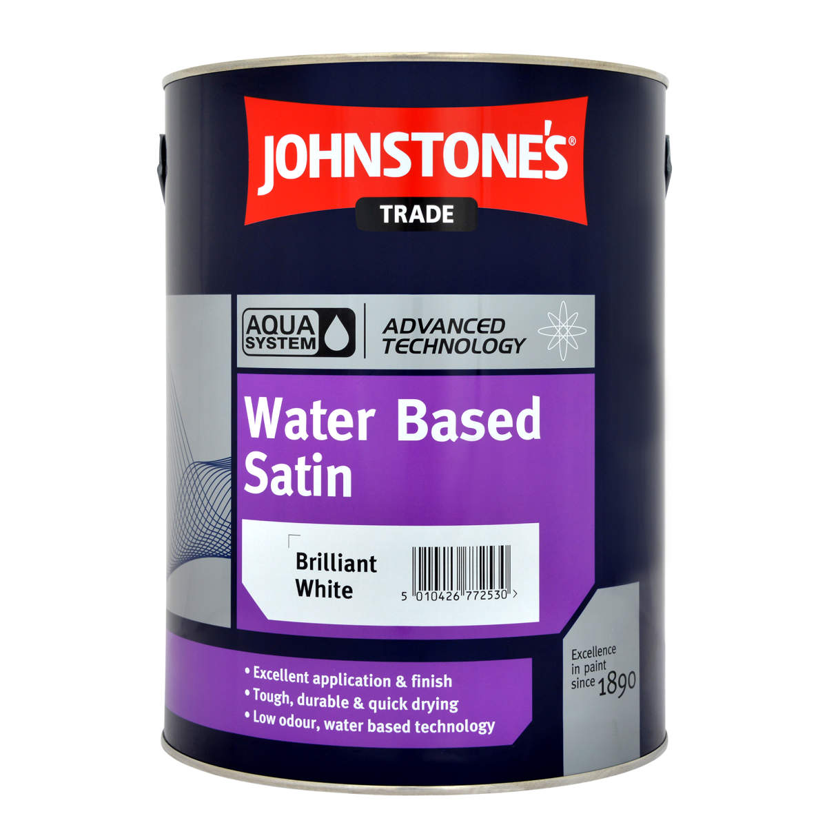 Johnstone's Trade Aqua Satin B/White 5L