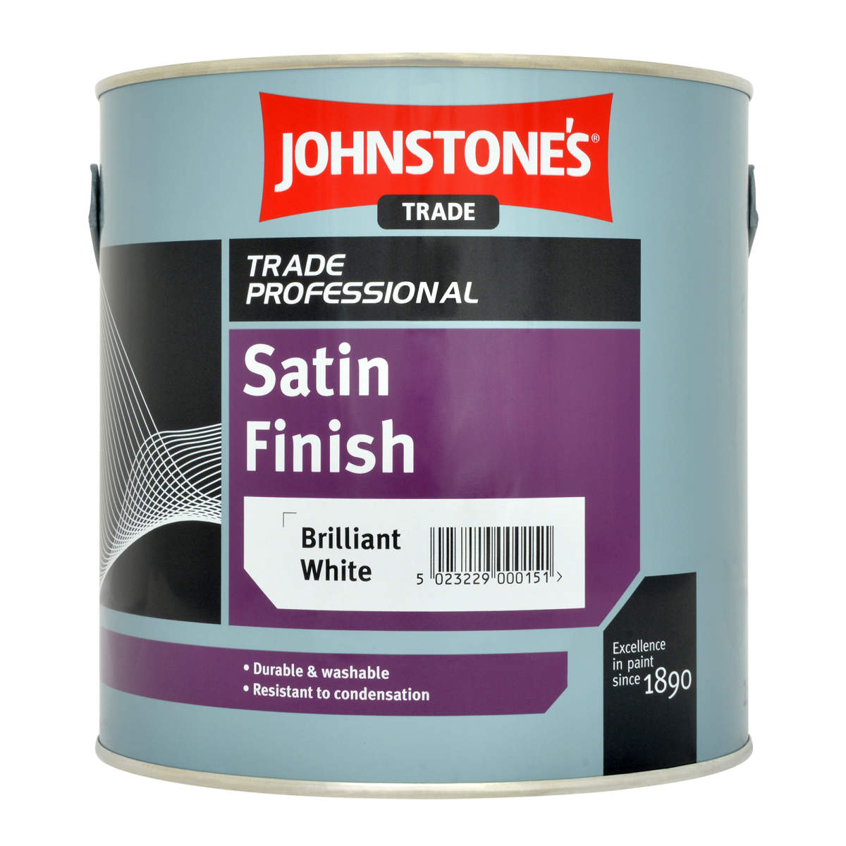 Johnstone's Trade Satin Finish B/White 2.5L