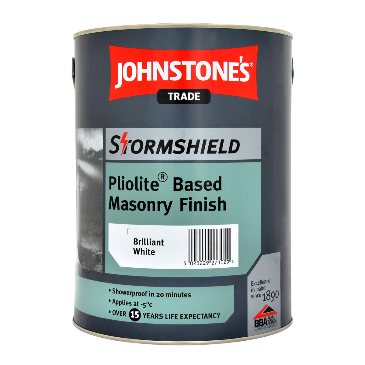 Johnstone's Trade Stormshield Pliolite Masonry B/White 5L