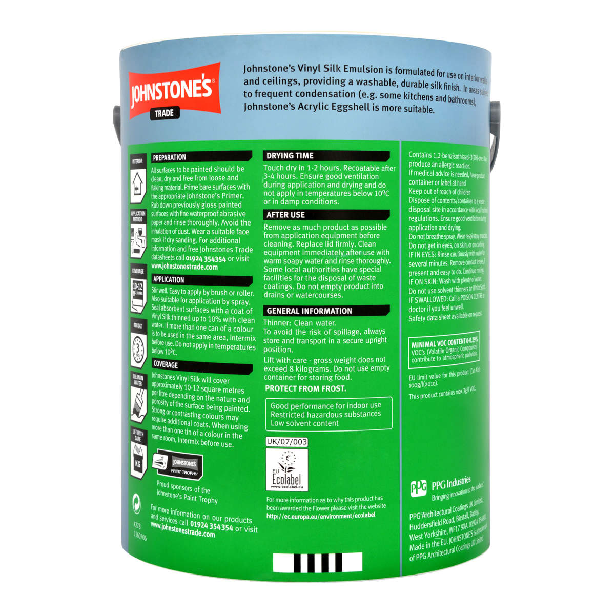 Johnstone's Trade Vinyl Silk 5L