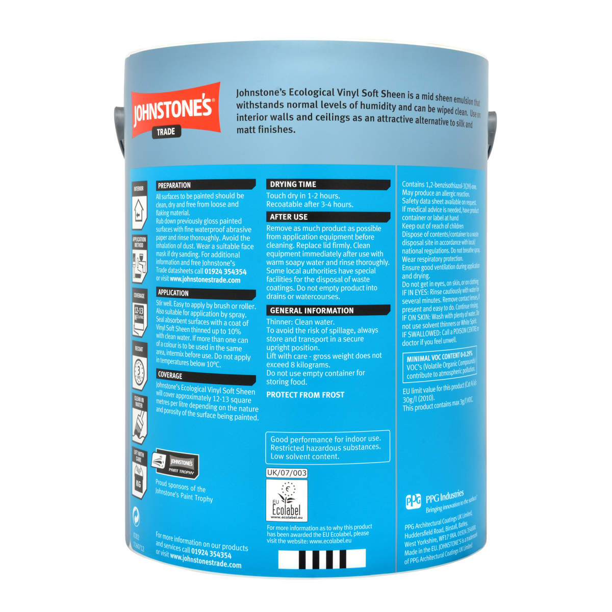 Johnstone's Trade Vinyl Soft Sheen 5L