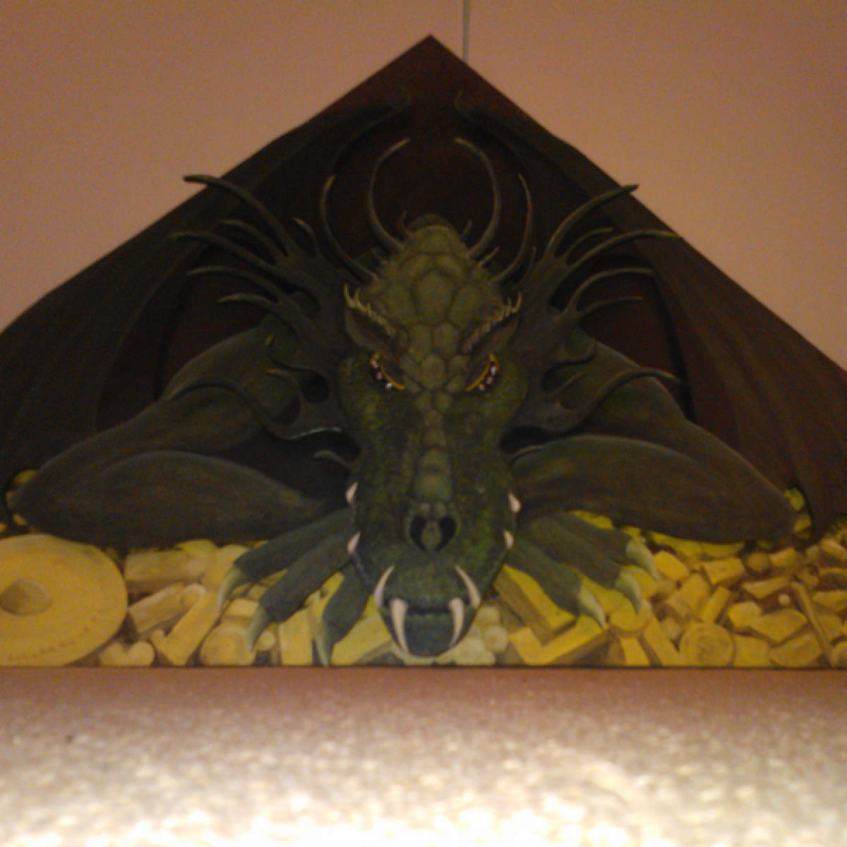 Belinda the Dragon starts to take flight.