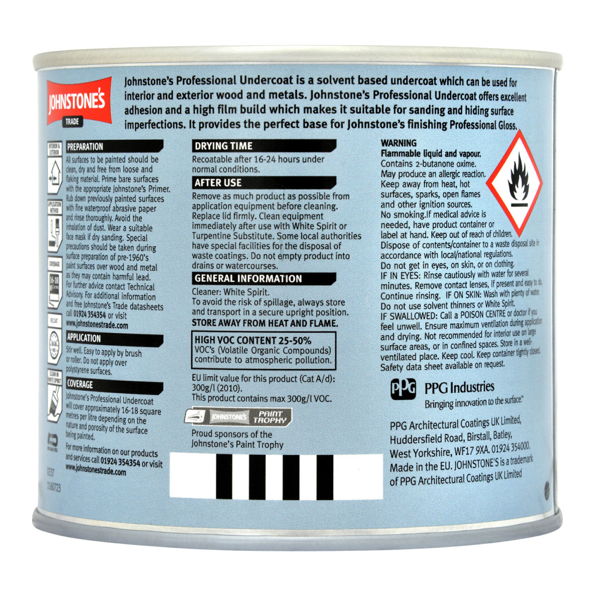 Professional Undercoat Brilliant White 500ML