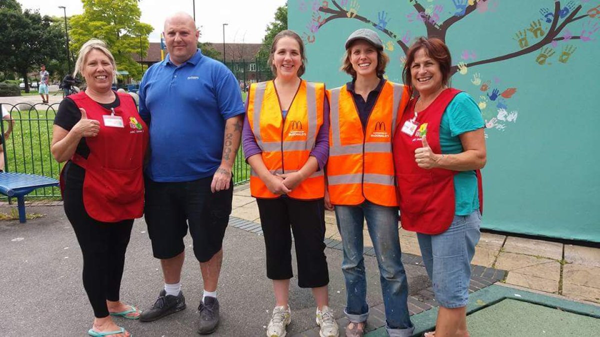 Scott from Brewers Lewisham and the park team.