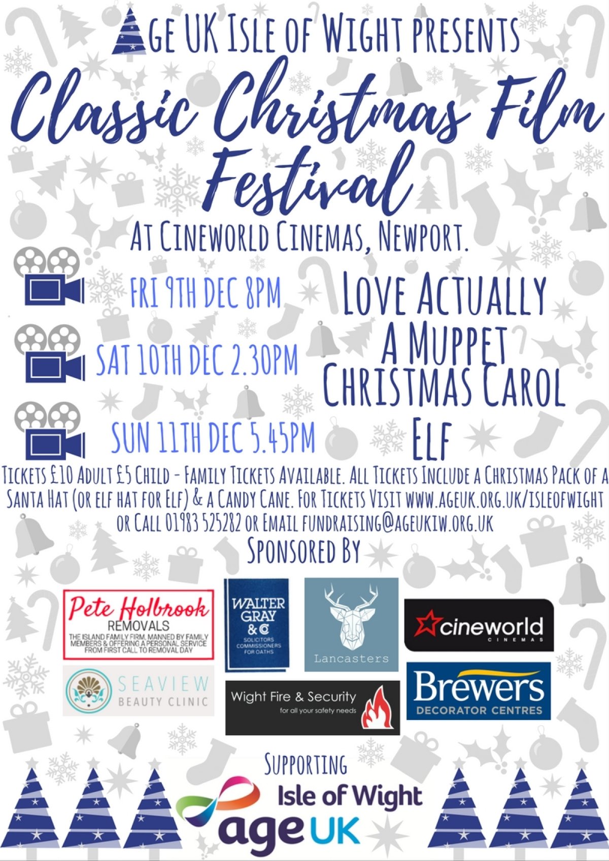 Age UK Isle of Wight Classic Christmas Film Festival 2016
