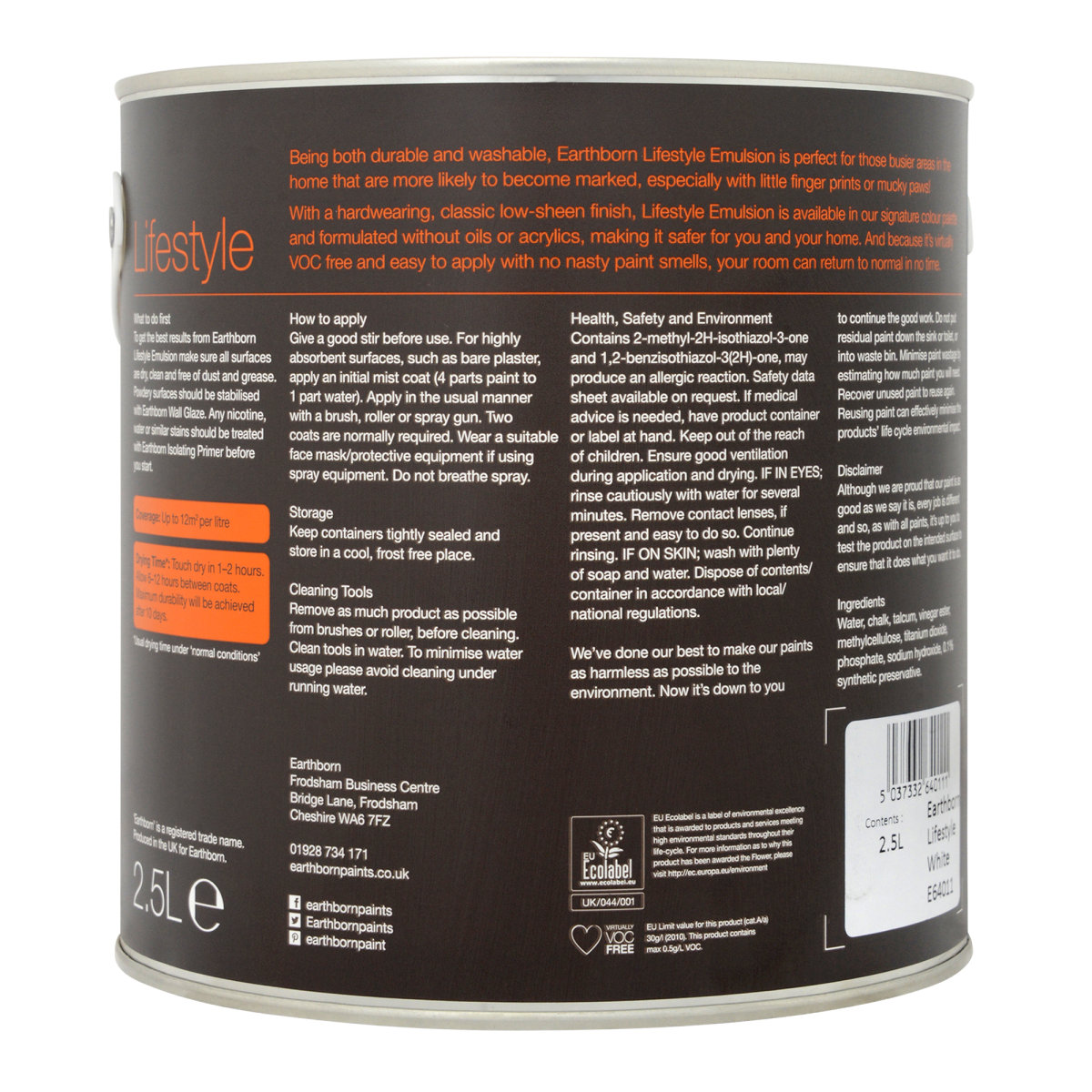Earthborn Lifestyle Emulsion 2.5L