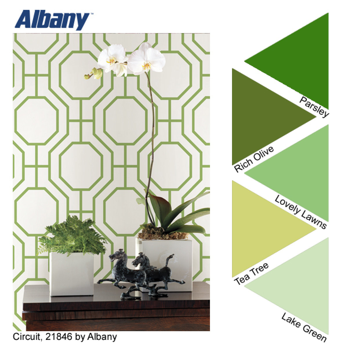 Albany Paint Green Palette