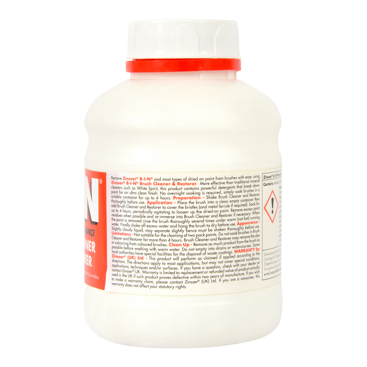 Zinsser Brush Cleaner and Restorer 500ML