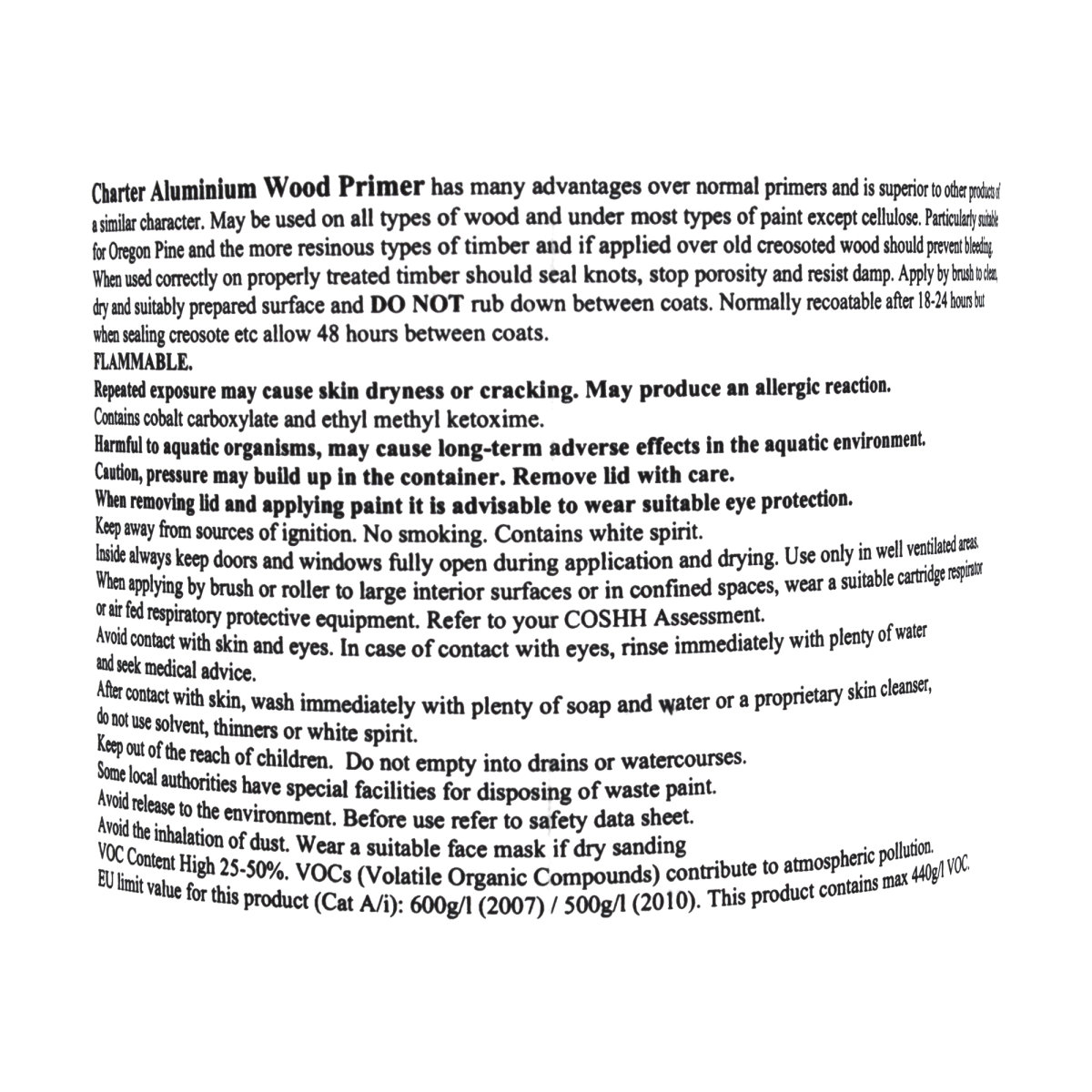 Aluminium Wood Primer Grey 1L