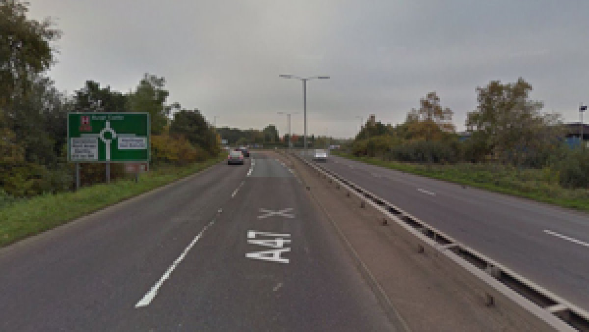 <span style="">Travelling south on the A47, take the 3rd exit at the roundabout onto William Adams Way.</span>
