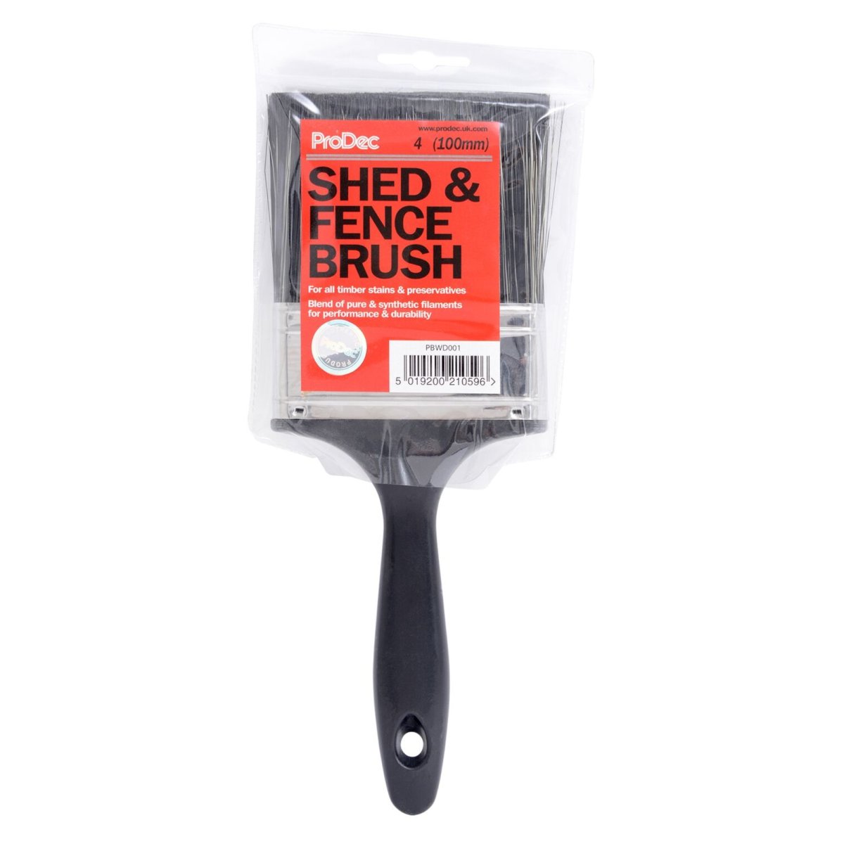 Prodec Shed & Fence Brush 4"