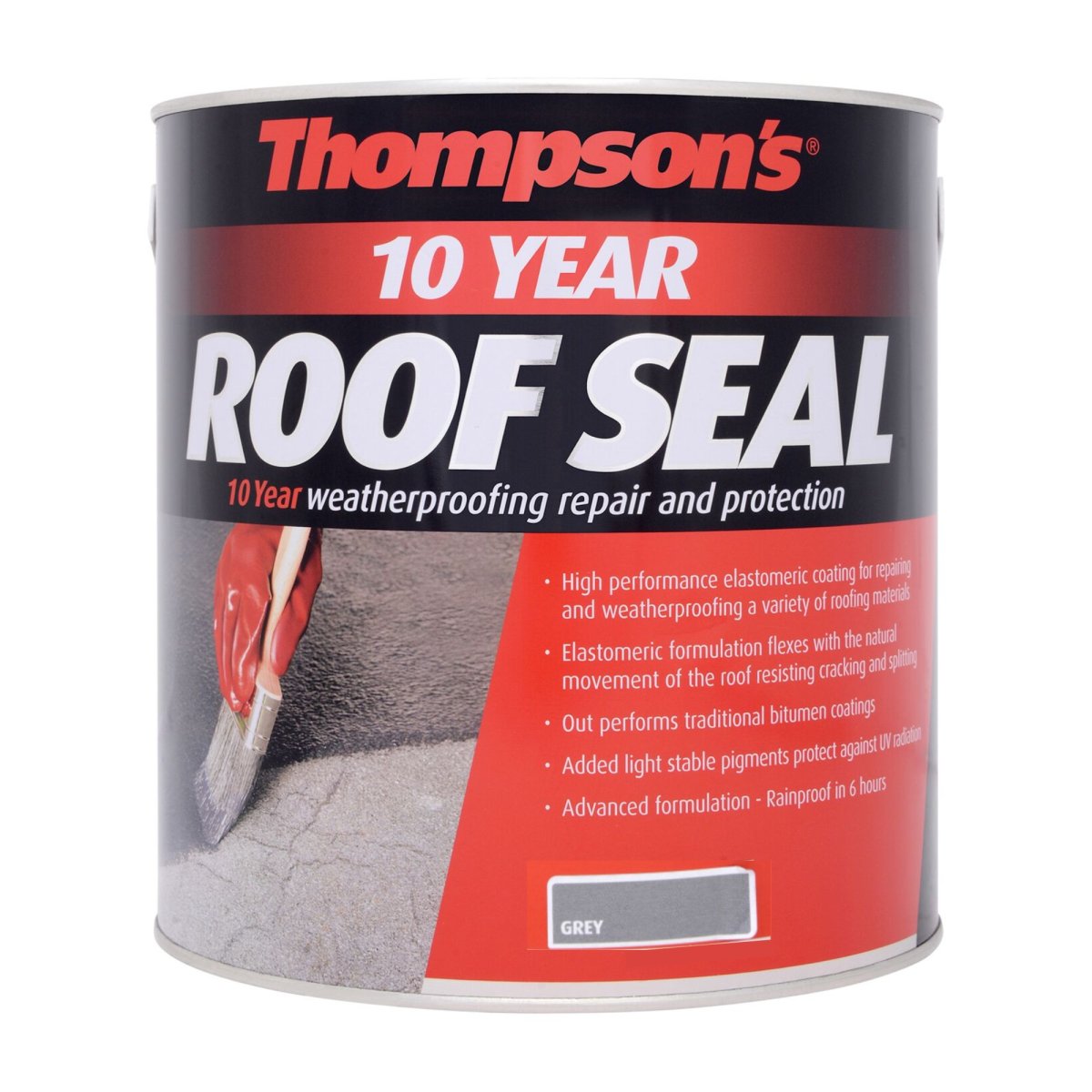 Thompsons 10 Year Roof Seal Grey 4L