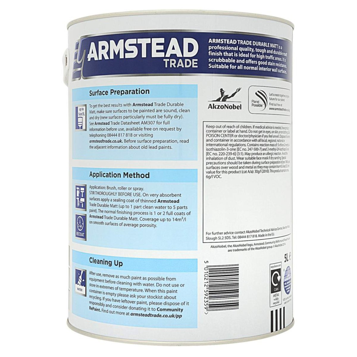 Armstead Trade Durable Matt Magnolia 5L 