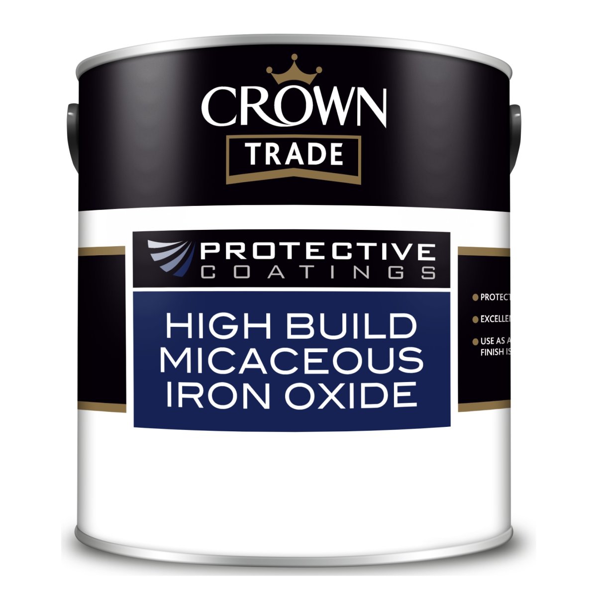 Crown Trade Protective Coatings High Build Micaceous Iron Oxide Grey 2.5L