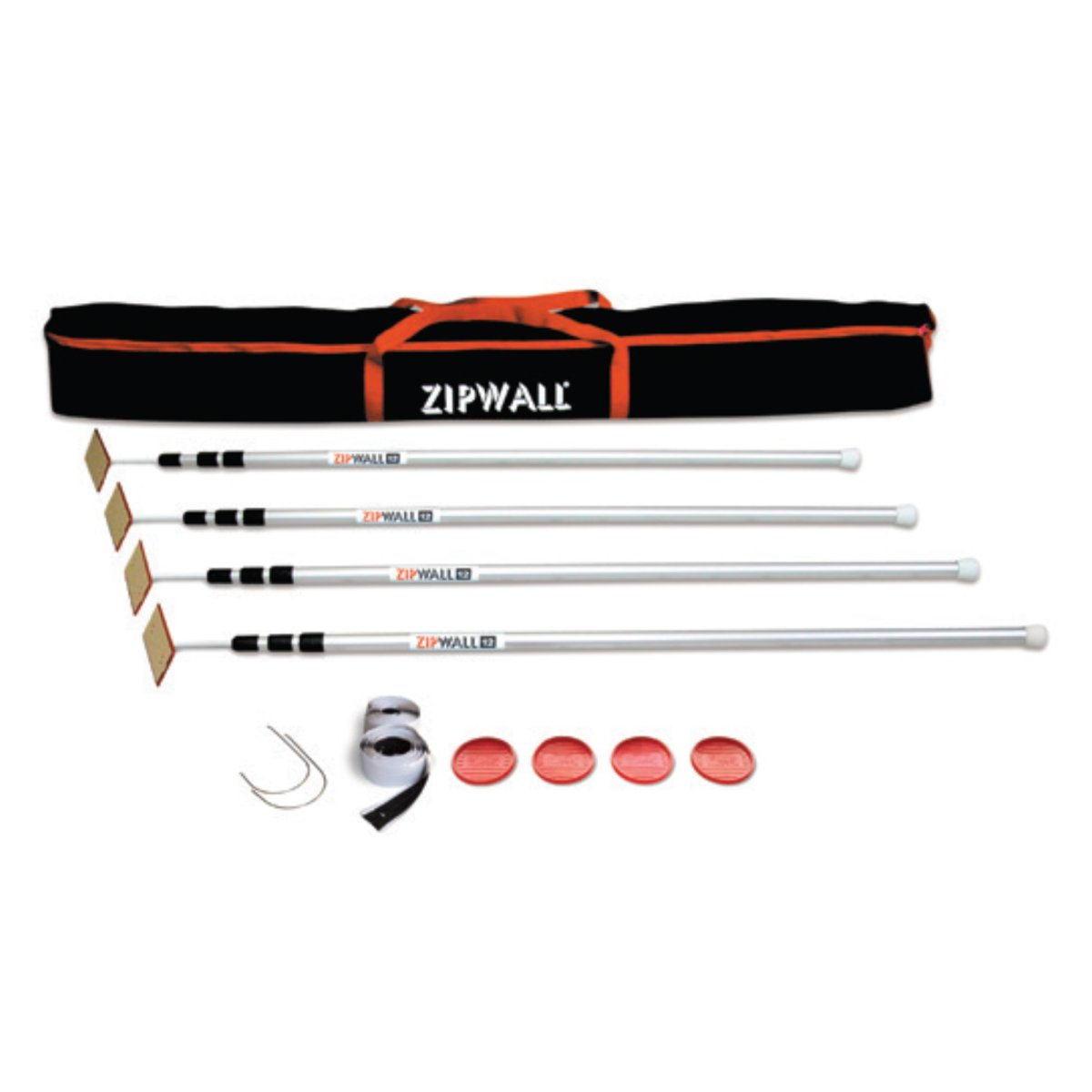 Zipwall 12 Pack Of 4 3.6m