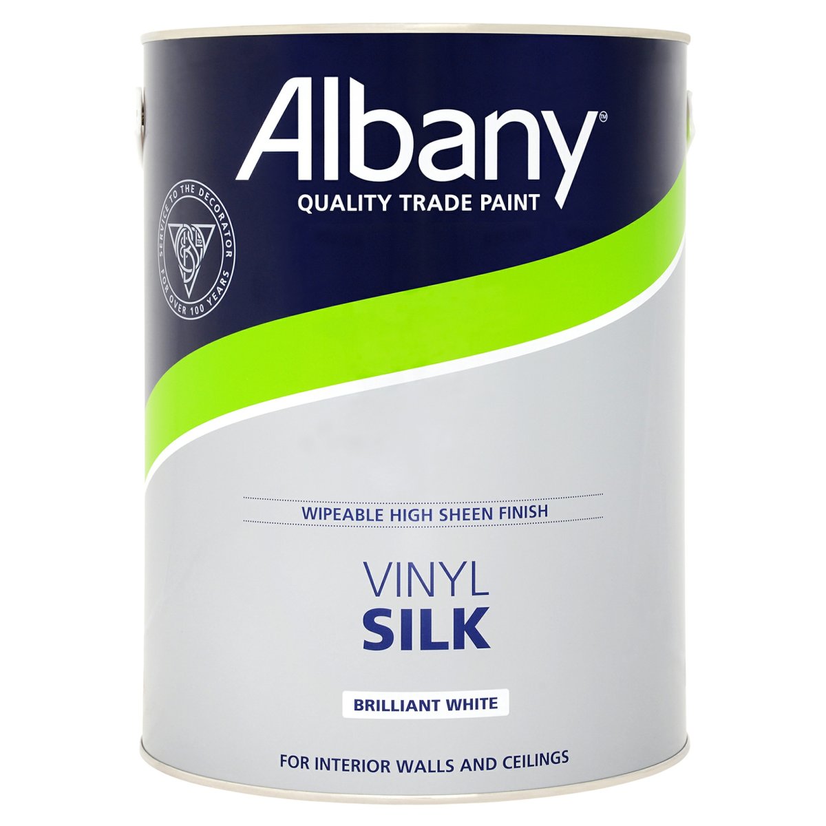 Albany Vinyl Silk Brilliant White 5L