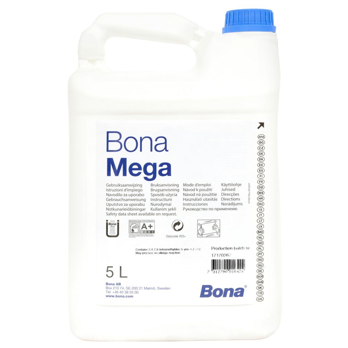 Bona Mega Matt Clear 5L 