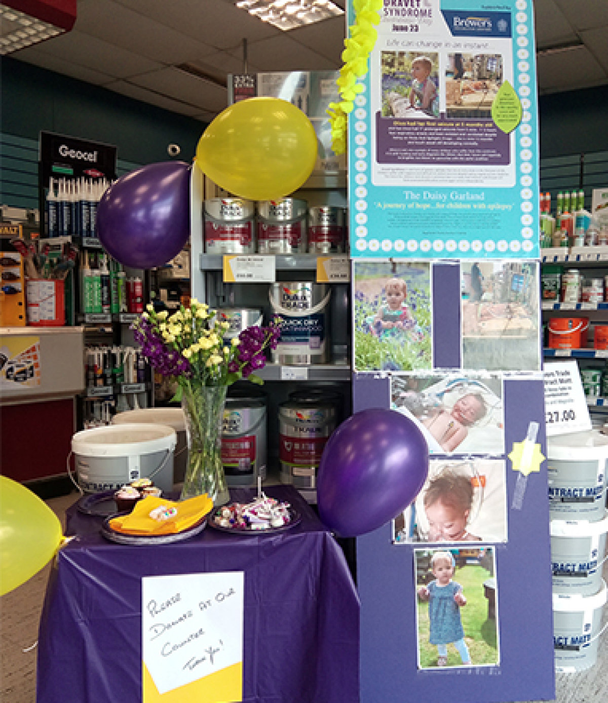Dravet Awareness charity event at Brewers Shirley