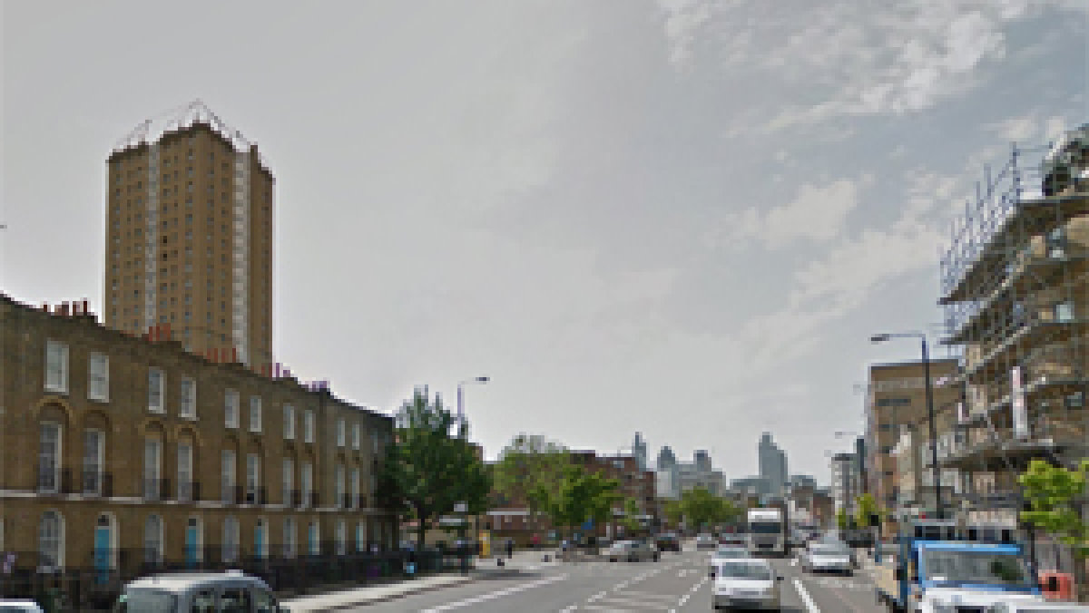 Keep an eye out for the large tower block with steel beams at the top, it is directly opposite the branch