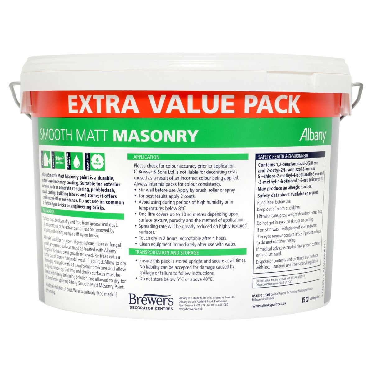 Albany Smooth Masonry 7.5L