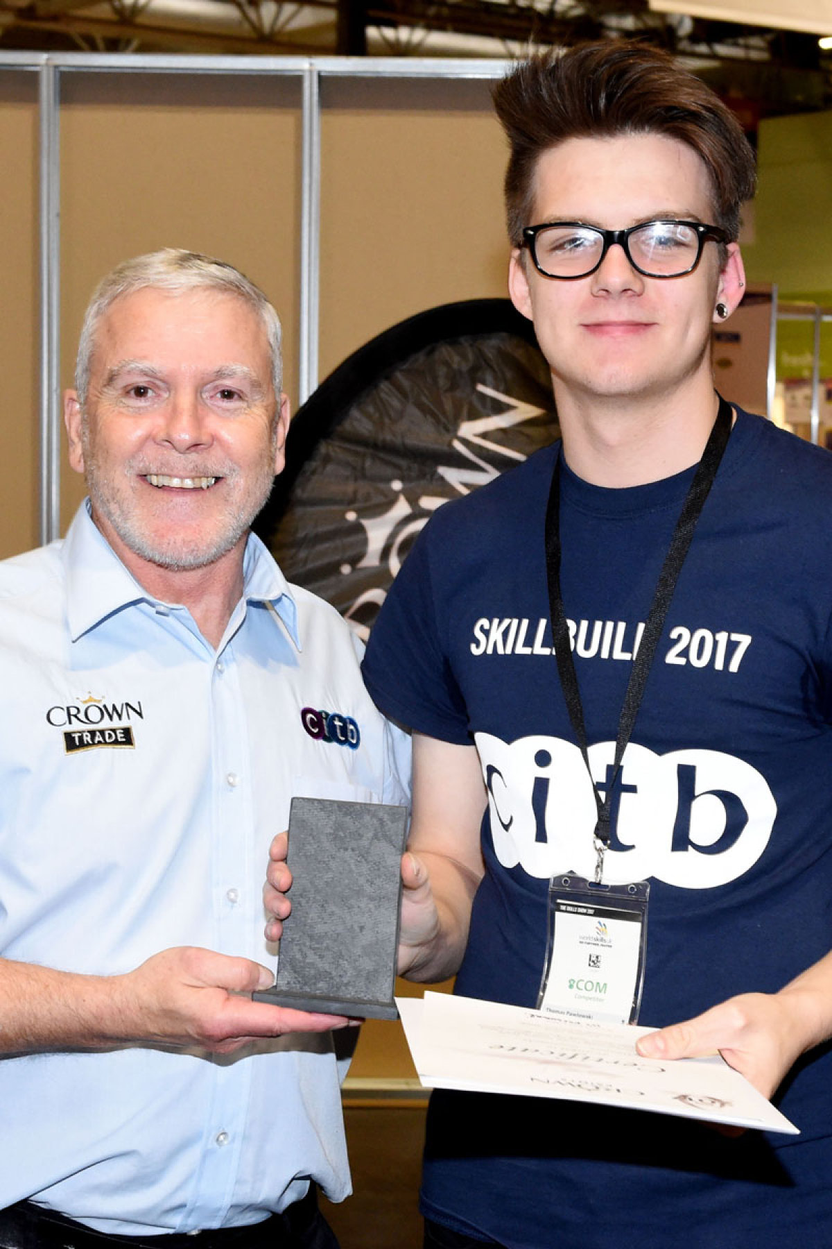 Tom Pawlowski with Kevin O' Donnell