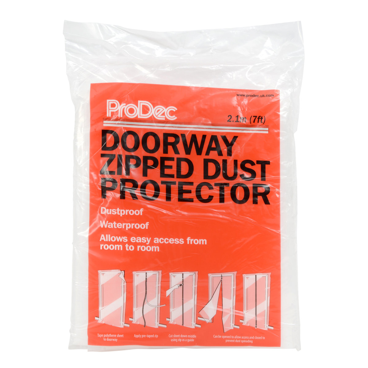 Prodec Doorway Zipped Dust Protector Kit 2.1m