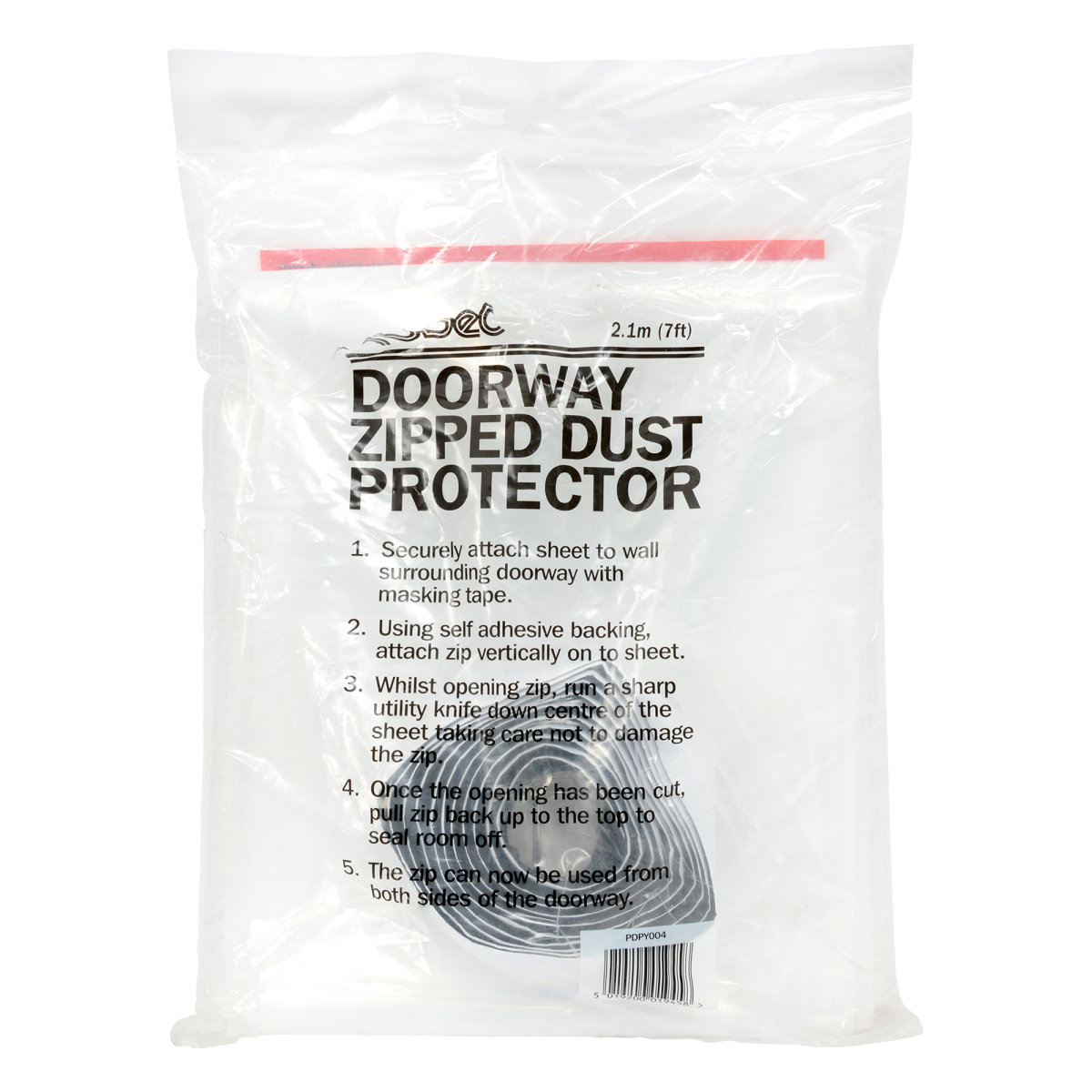 Prodec Doorway Zipped Dust Protector Kit 2.1m