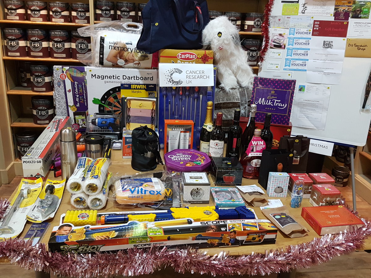 Portsmouth Christmas raffle prizes