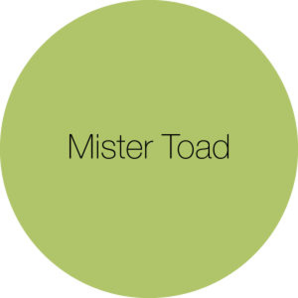Earthborn's Colour of the Month Mister Toad