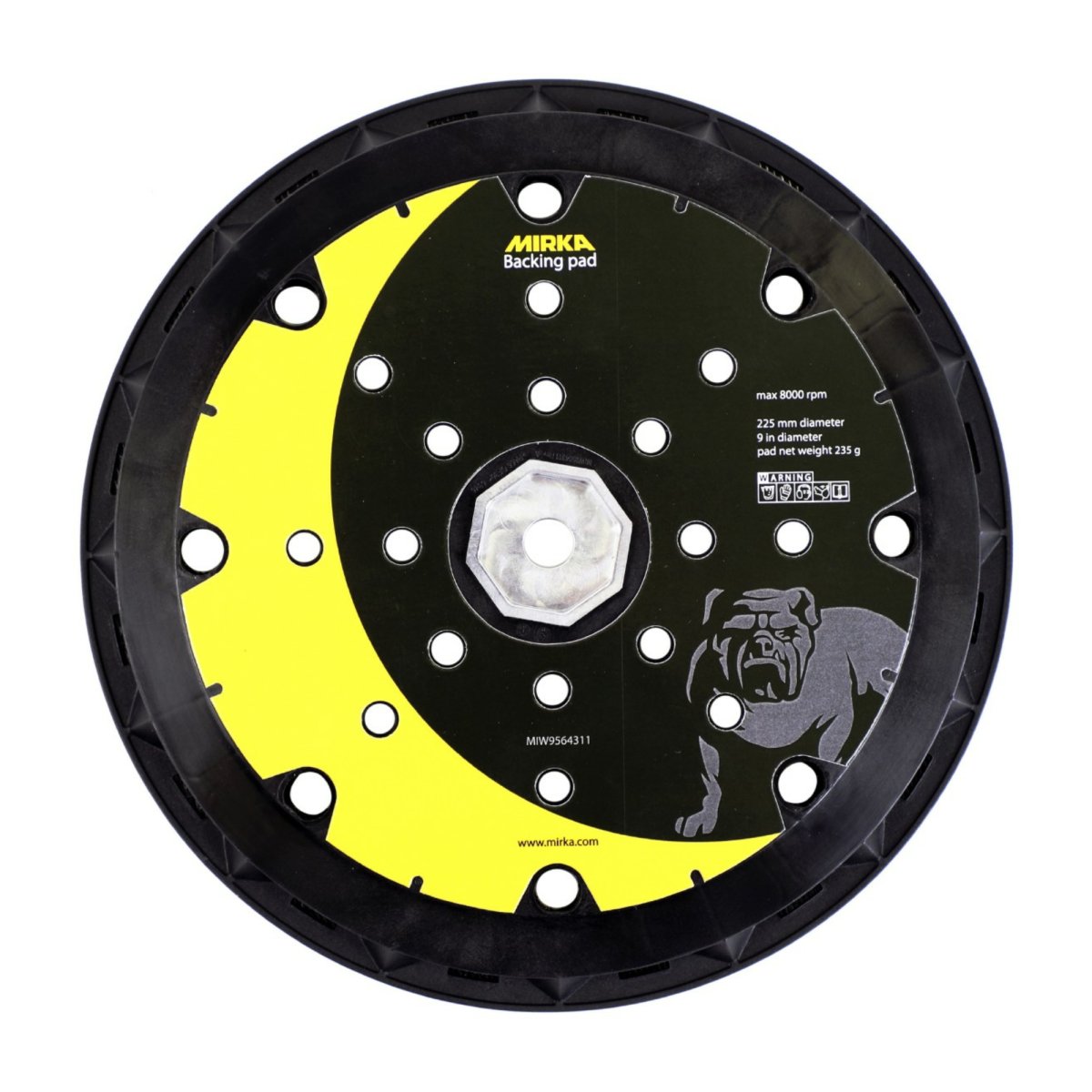 Mirka LEROS Backing Pad 225mm