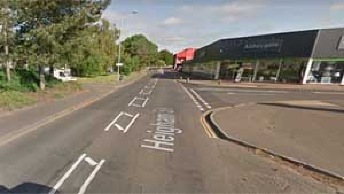 Take the fourth right hand turn off of Heigham Street onto Barker Street.