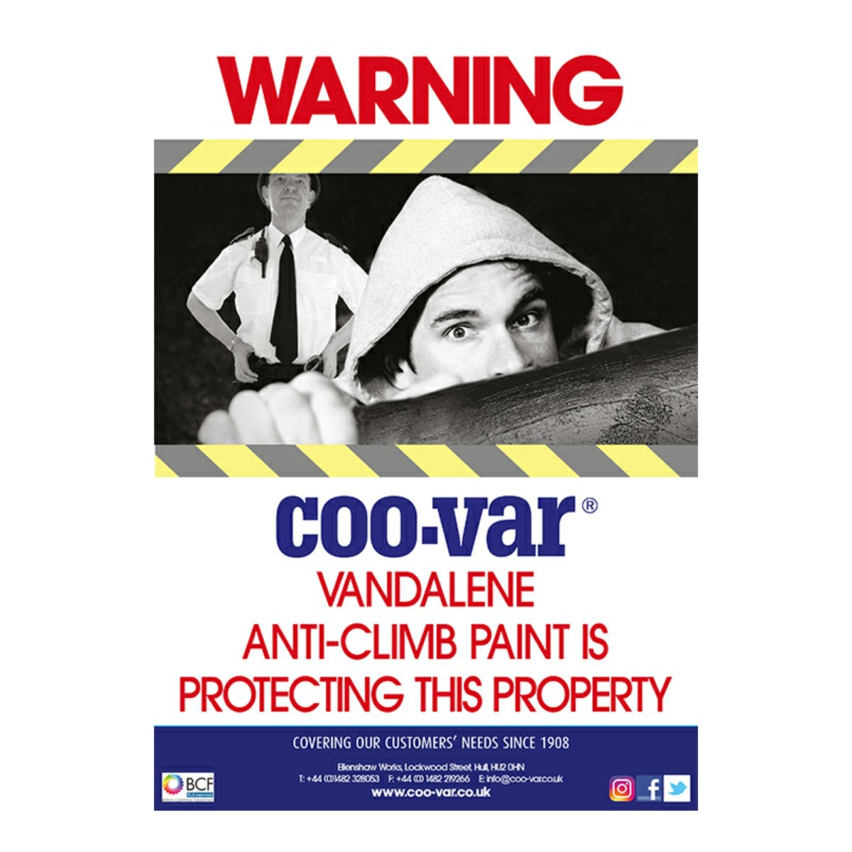 Coo-Var Vandalene Sign A5