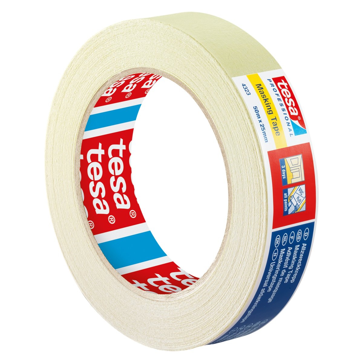 Tesa Indoor Masking Tape 3 day 25mm x 50m