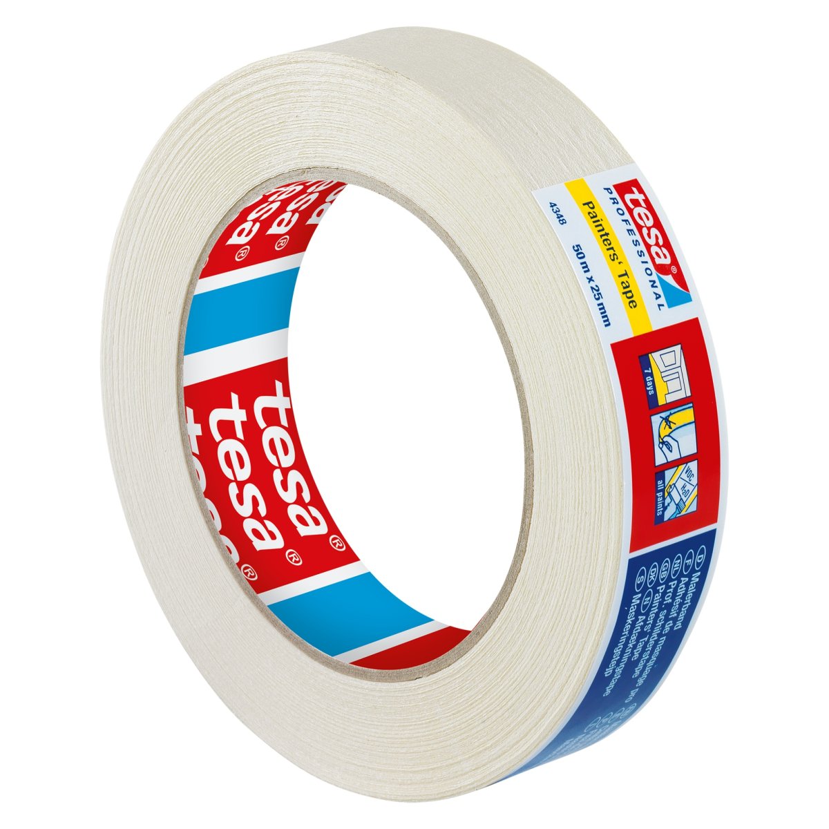 Tesa Indoor Masking Tape 7 day 25mm x 50m