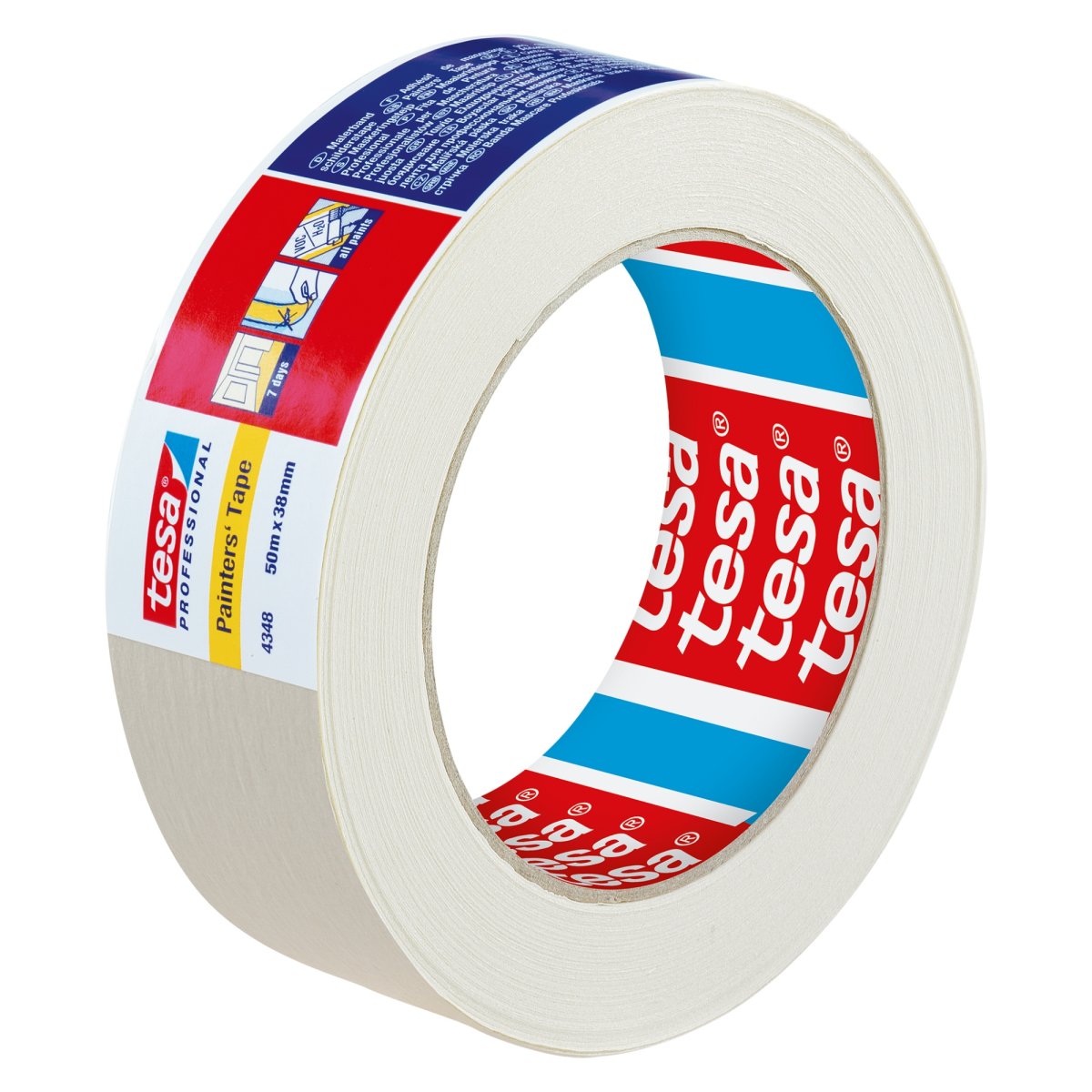 Tesa Indoor Masking Tape 7 day 38mm x 50m