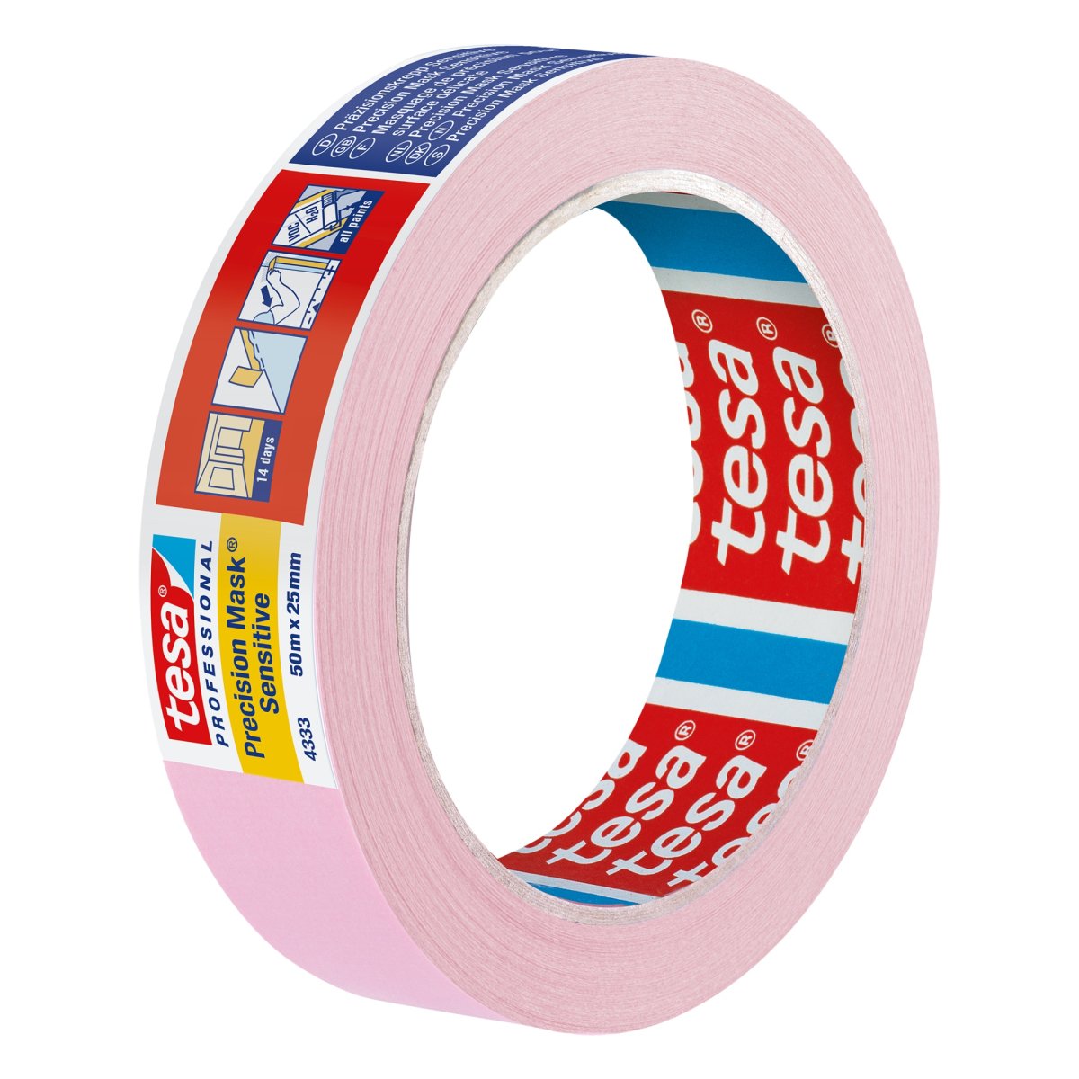 Tesa Precision Sensitive Low Tack Masking Tape 25mm x 50m