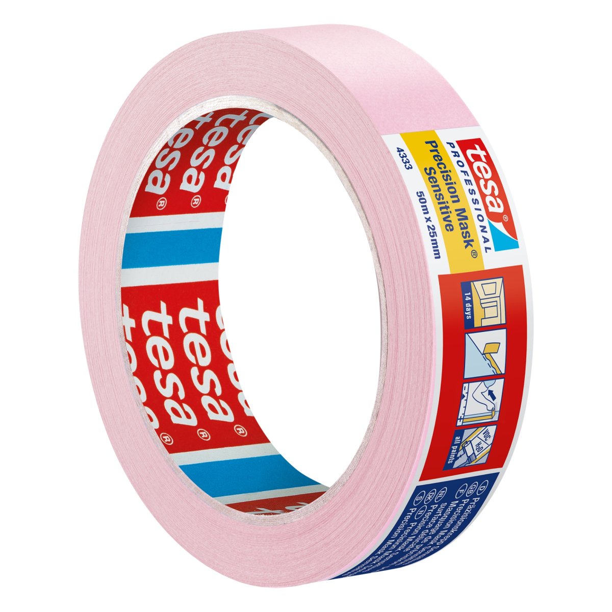 Tesa Precision Sensitive Low Tack Masking Tape 25mm x 50m