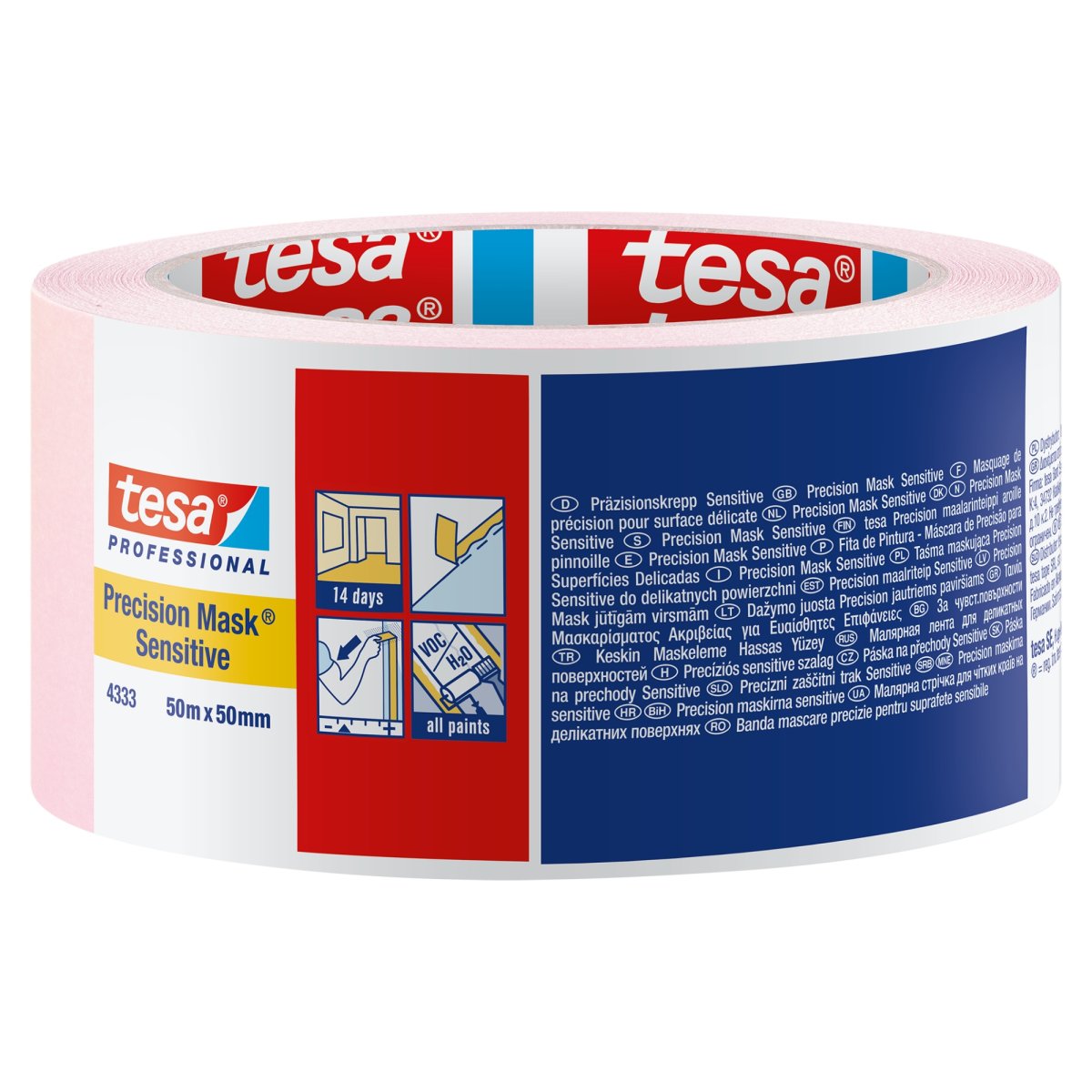 Tesa Precision Sensitive Low Tack Masking Tape 50mm x 50m