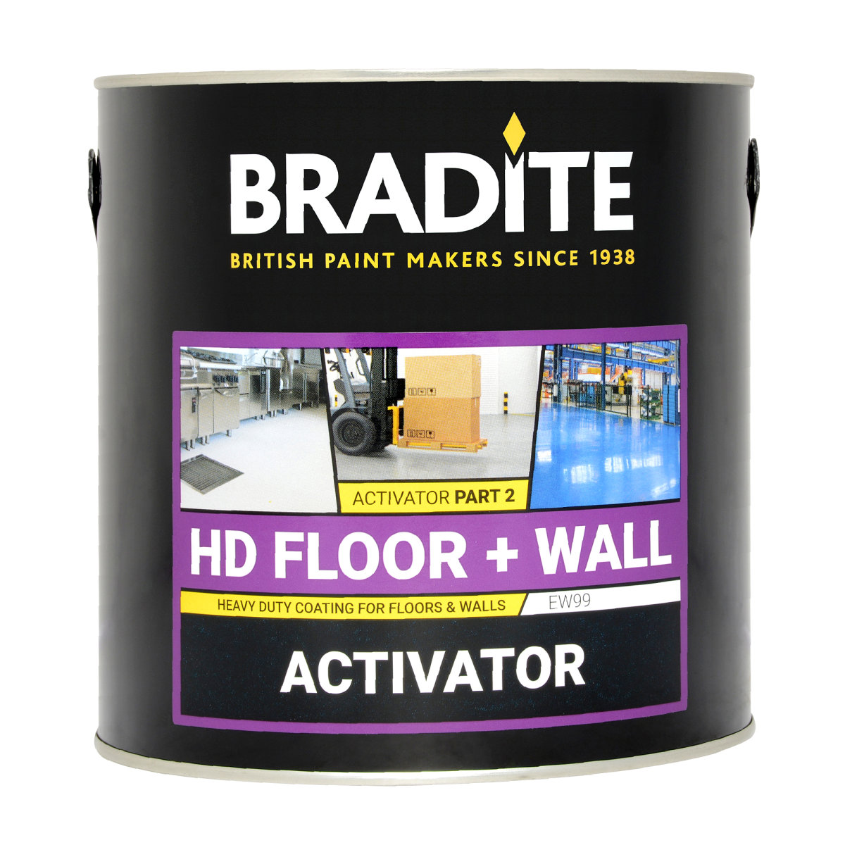 Bradite EW99 Heavy Duty Floor and Wall Activator 2.5L