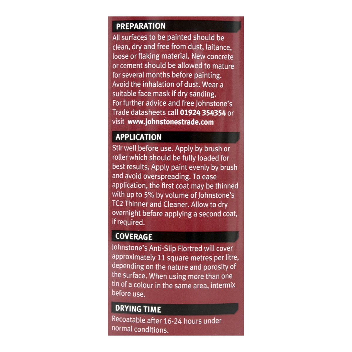 Johnstones Anti-Slip Flortred Dark Grey 5L