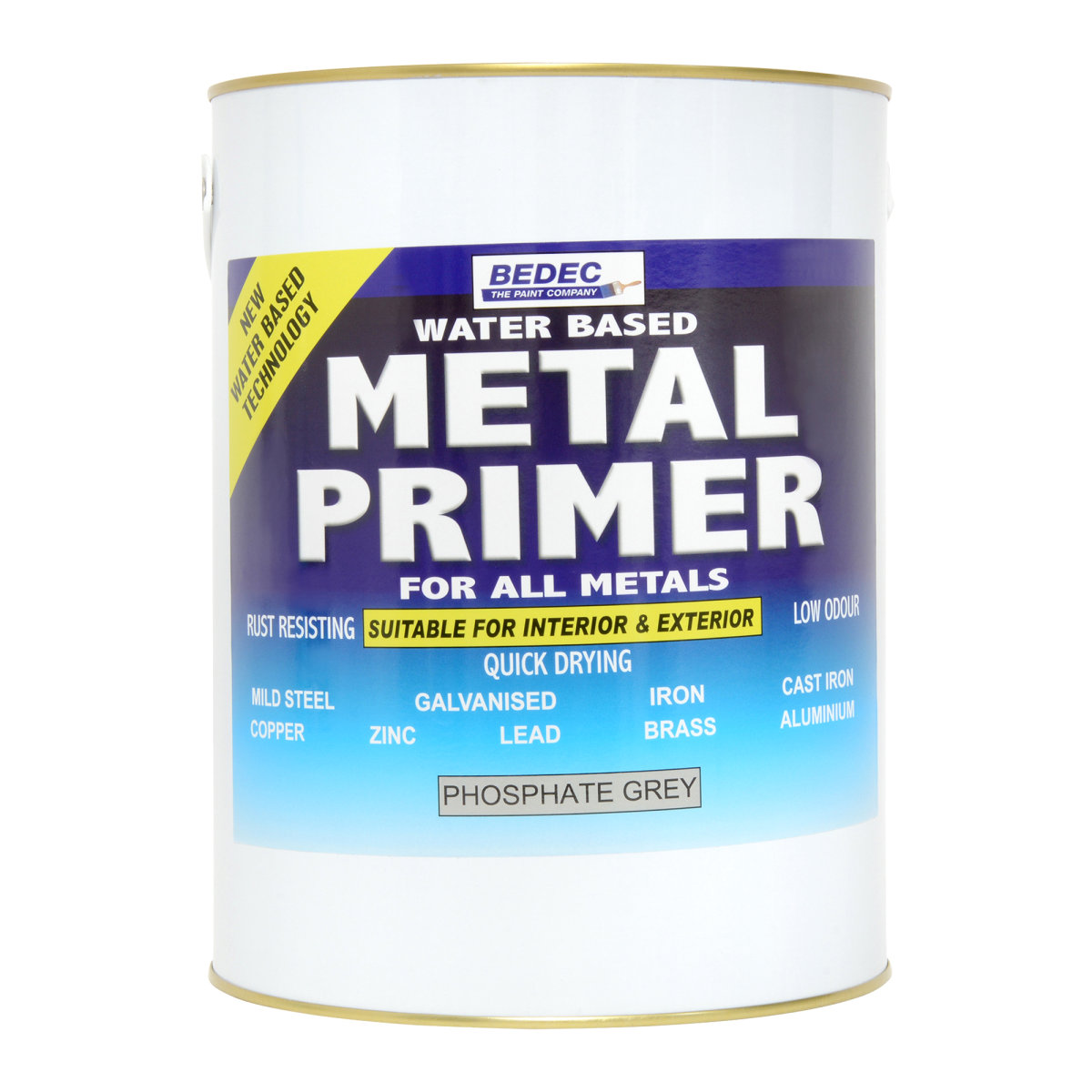 Bedec All Metals Primer Phosphate Grey 5L