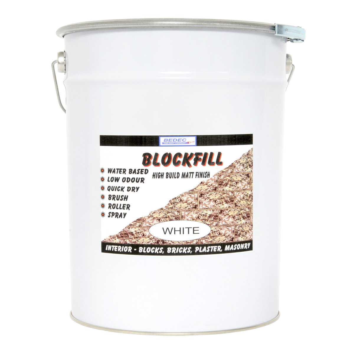 Bedec Blockfill White 20L