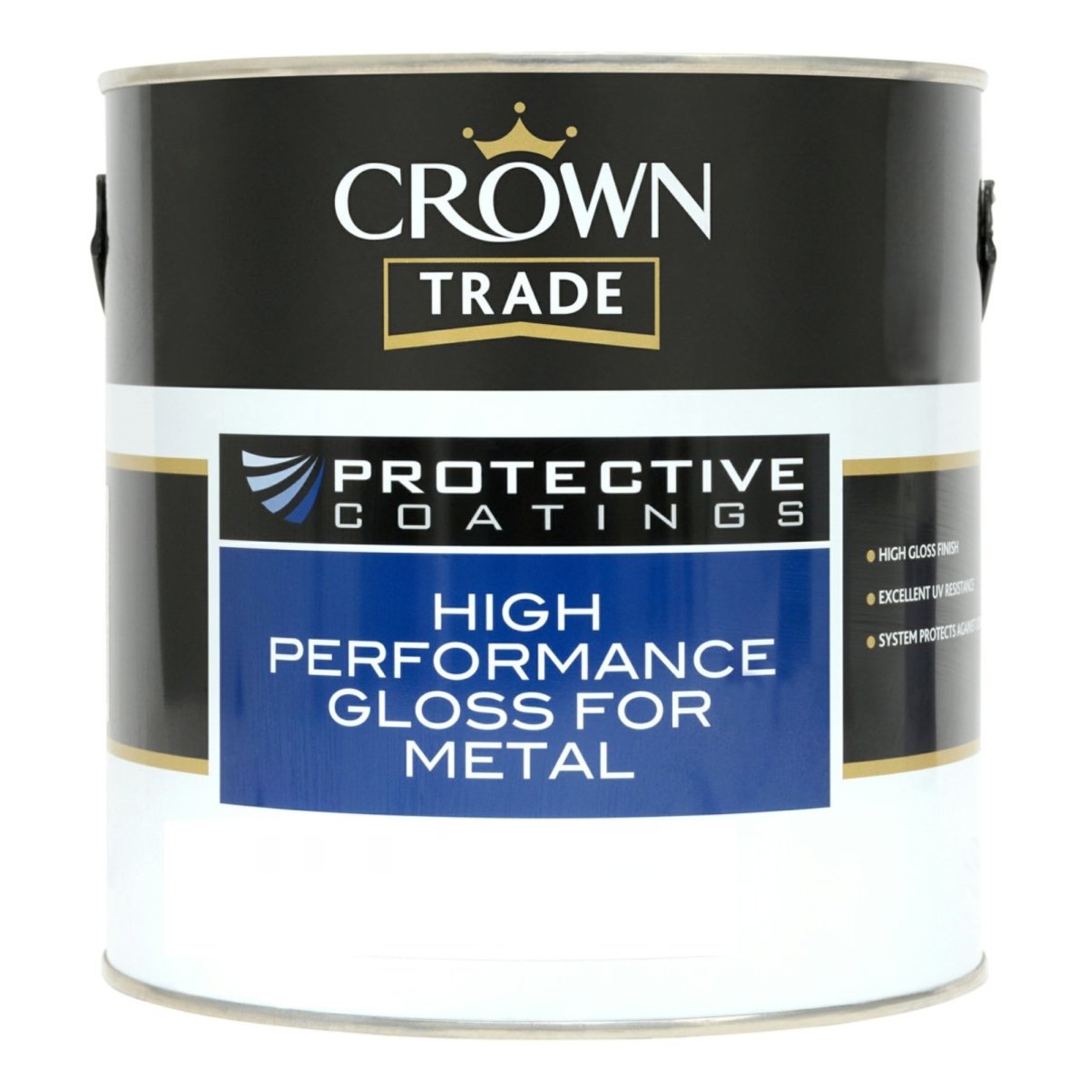 Crown Trade Protective Coatings High Performance Gloss Black 2.5L