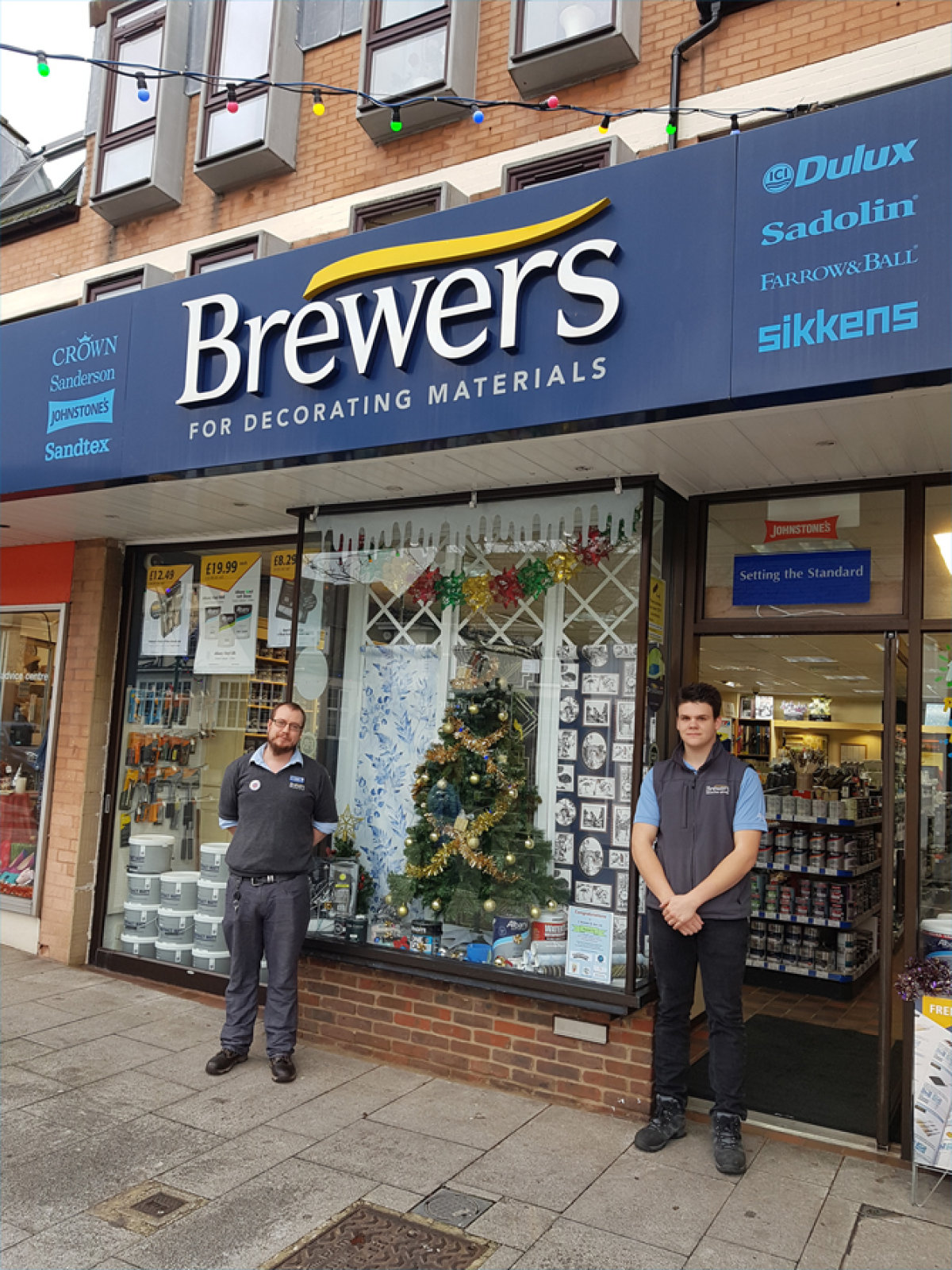 New Milton Christmas Window