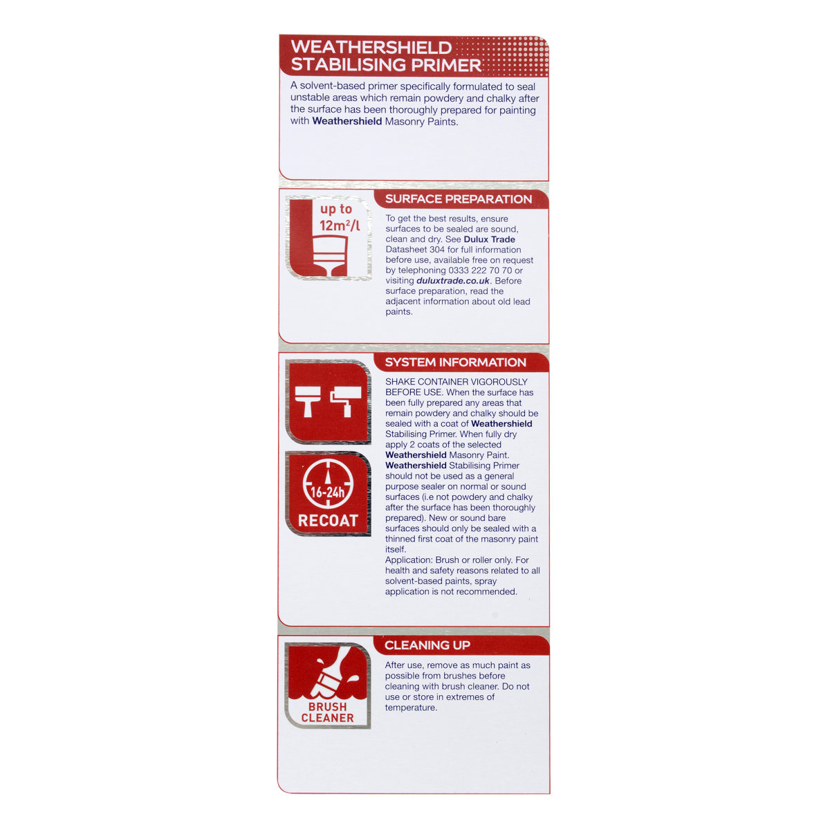 Dulux Trade Weathershield Stabilising Primer 5L