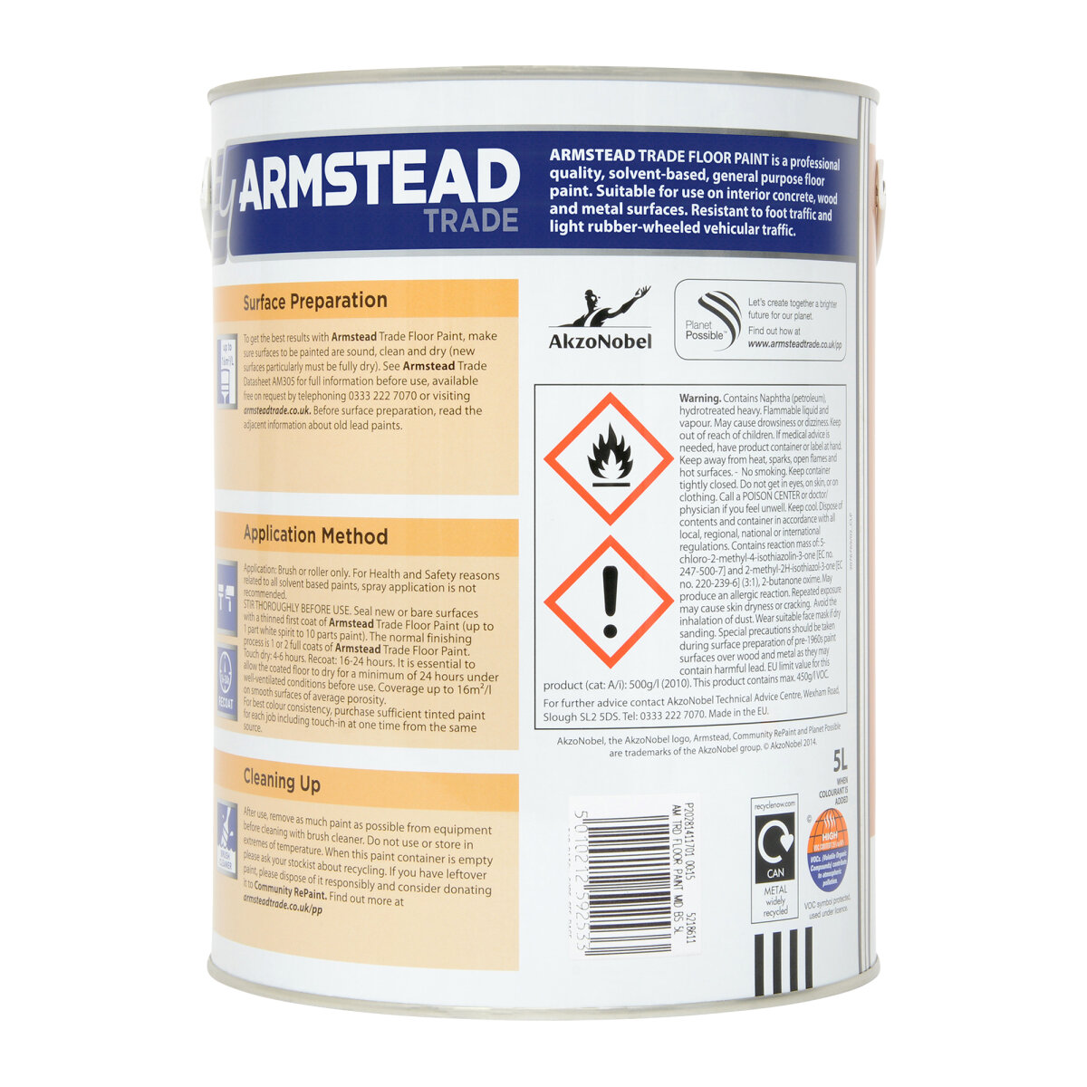 Armstead Trade Floor Paint 5L (PNG)